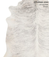 Grey Brindle X-Large Brazilian Cowhide Rug 6'4"H x 6'5"W #69696 by Hudson Hides