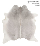 Medium Grey Large Brazilian Cowhide Rug 6'6"H x 5'11"W #69734 by Hudson Hides