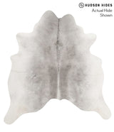 Medium Grey X-Large Brazilian Cowhide Rug 7'0"H x 6'7"W #69736 by Hudson Hides
