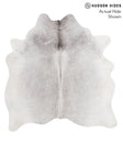 Medium Grey X-Large Brazilian Cowhide Rug 6'7"H x 6'4"W #69855 by Hudson Hides