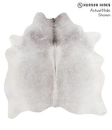 Medium Grey X-Large Brazilian Cowhide Rug 6'7"H x 6'4"W #69855 by Hudson Hides