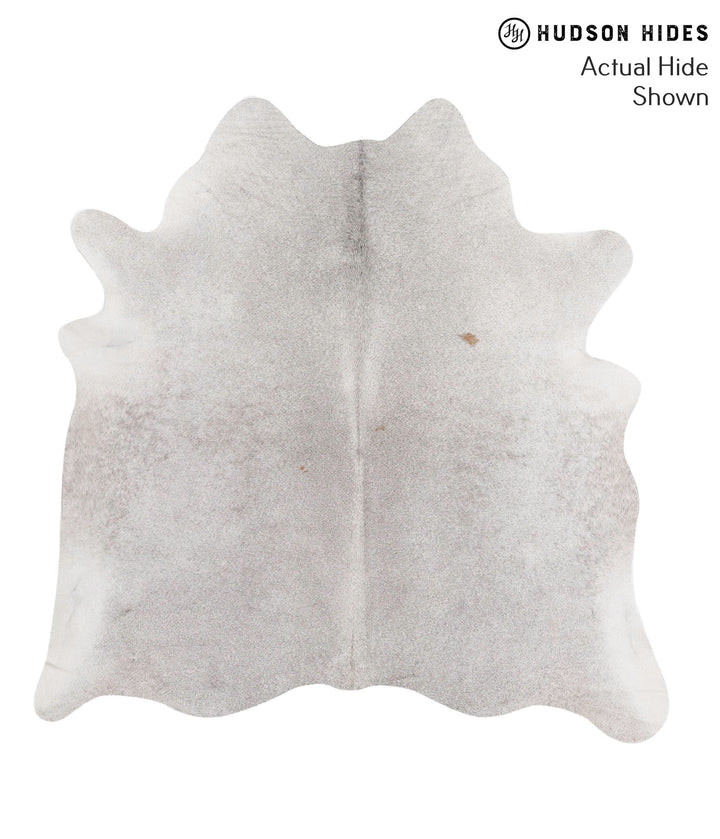 Medium Grey X-Large Brazilian Cowhide Rug 6'4"H x 6'4"W #69872 by Hudson Hides