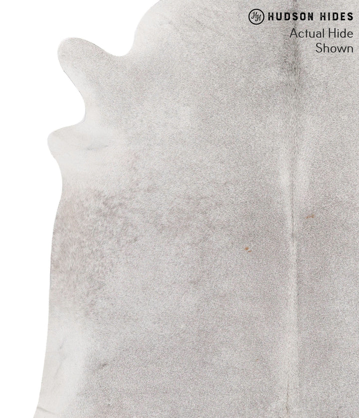 Medium Grey X-Large Brazilian Cowhide Rug 6'4"H x 6'4"W #69872 by Hudson Hides
