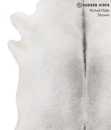 Medium Grey X-Large Brazilian Cowhide Rug 7'2"H x 6'7"W #69876 by Hudson Hides