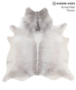 Medium Grey XX-Large Brazilian Cowhide Rug 7'9"H x 7'5"W #69877 by Hudson Hides