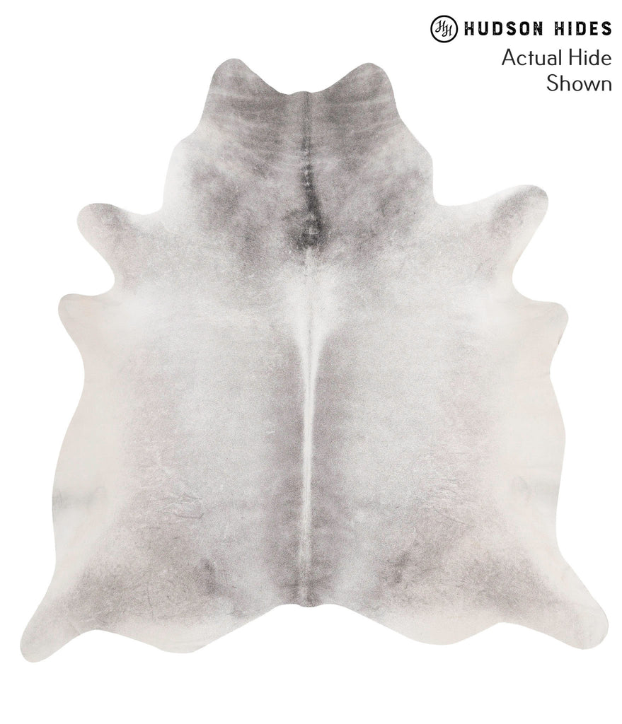Medium Grey XX-Large Brazilian Cowhide Rug 7'9"H x 7'5"W #69877 by Hudson Hides