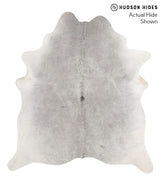 Medium Grey X-Large Brazilian Cowhide Rug 7'5"H x 6'8"W #69894 by Hudson Hides