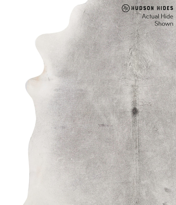 Medium Grey X-Large Brazilian Cowhide Rug 7'5"H x 6'8"W #69894 by Hudson Hides