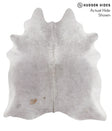 Medium Grey XX-Large Brazilian Cowhide Rug 7'4"H x 6'9"W #69895 by Hudson Hides