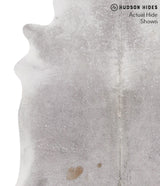 Medium Grey XX-Large Brazilian Cowhide Rug 7'4"H x 6'9"W #69895 by Hudson Hides