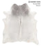 Medium Grey X-Large Brazilian Cowhide Rug 7'1