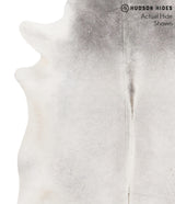 Medium Grey X-Large Brazilian Cowhide Rug 7'1"H x 6'4"W #69896 by Hudson Hides