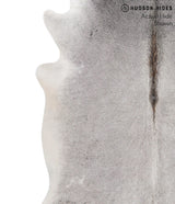 Medium Grey X-Large Brazilian Cowhide Rug 7'2"H x 6'6"W #69897 by Hudson Hides