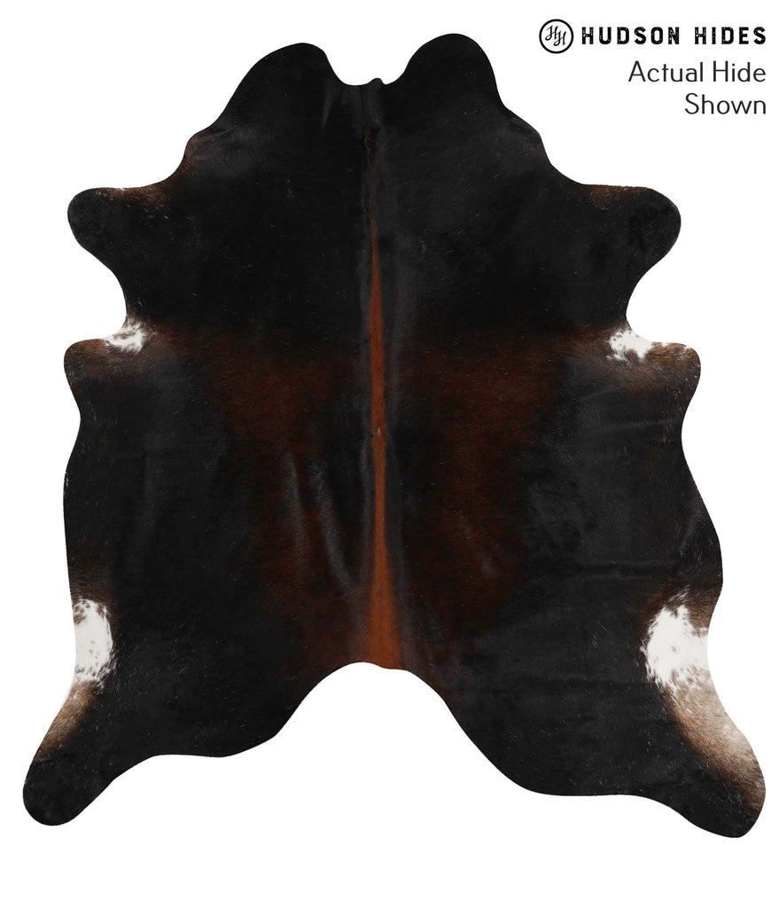 Chocolate X-Large Brazilian Cowhide Rug 7'2"H x 6'8"W #69935 by Hudson Hides