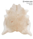 Beige XX-Large Brazilian Cowhide Rug 7'3"H x 6'10"W #70050 by Hudson Hides