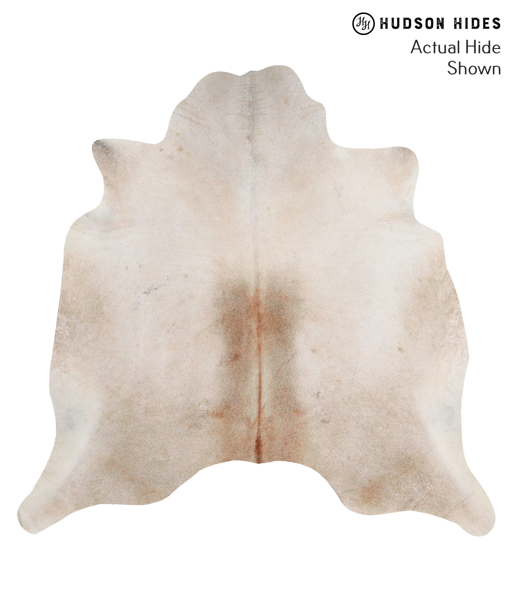 Grey with Beige Cowhide Rug #70069