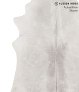 Medium Grey Large Brazilian Cowhide Rug 6'7"H x 5'11"W #70252 by Hudson Hides