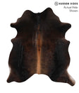 Chocolate X-Large Brazilian Cowhide Rug 6'11"H x 6'1"W #70300 by Hudson Hides