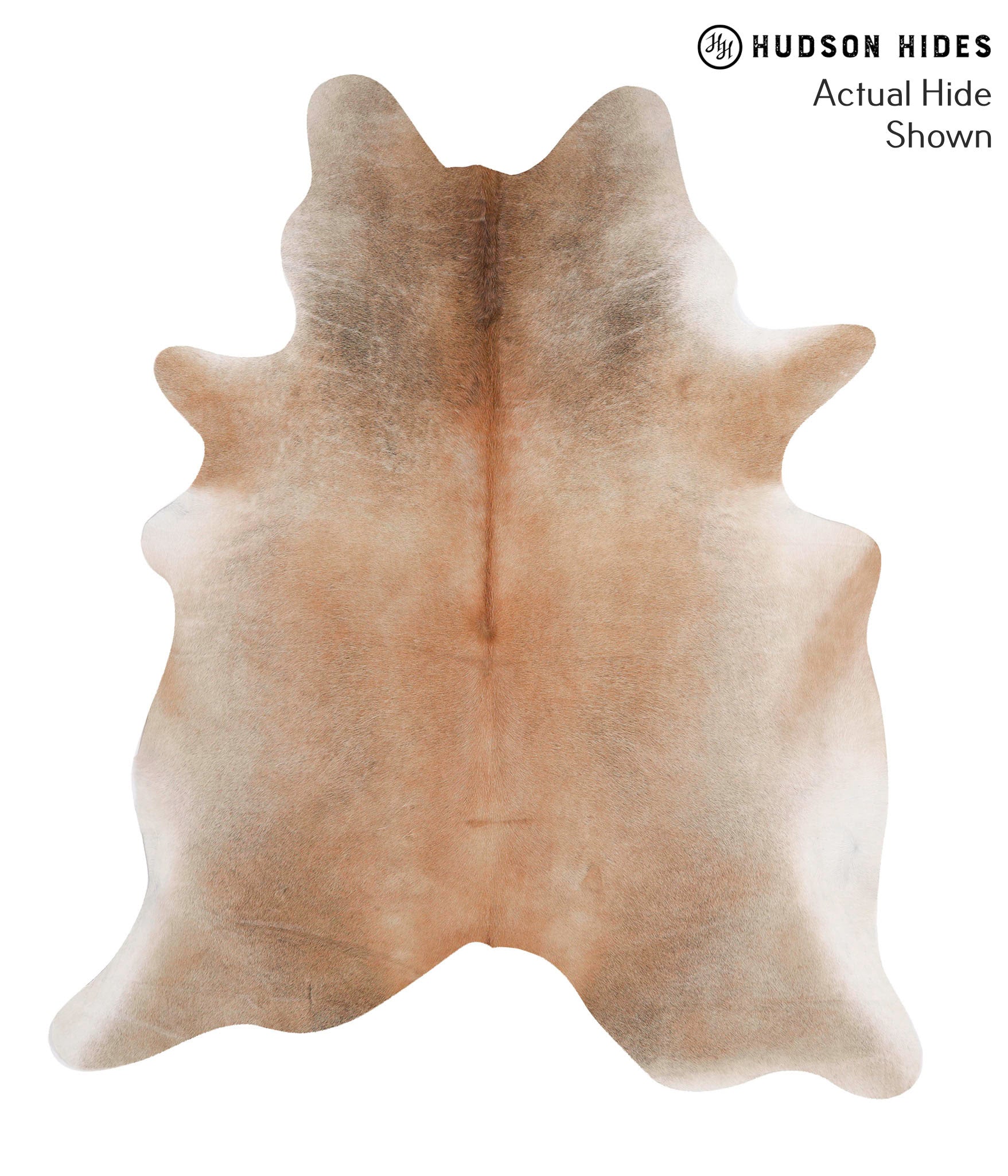 Grey with Beige Cowhide Rug #70402