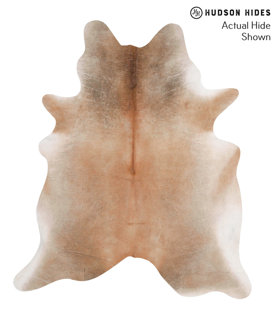 Grey with Beige X-Large Brazilian Cowhide Rug 7'7"H x 6'5"W #70402 by Hudson Hides