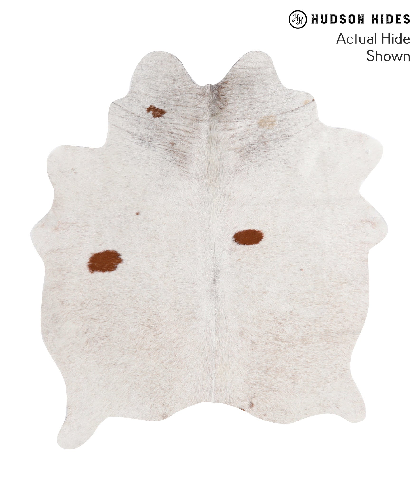 Salt and Pepper Brown Cowhide Rug #70420