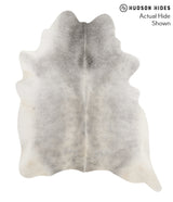 Medium Grey X-Large Brazilian Cowhide Rug 7'6"H x 6'0"W #70748 by Hudson Hides