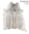 Medium Grey X-Large Brazilian Cowhide Rug 7'6