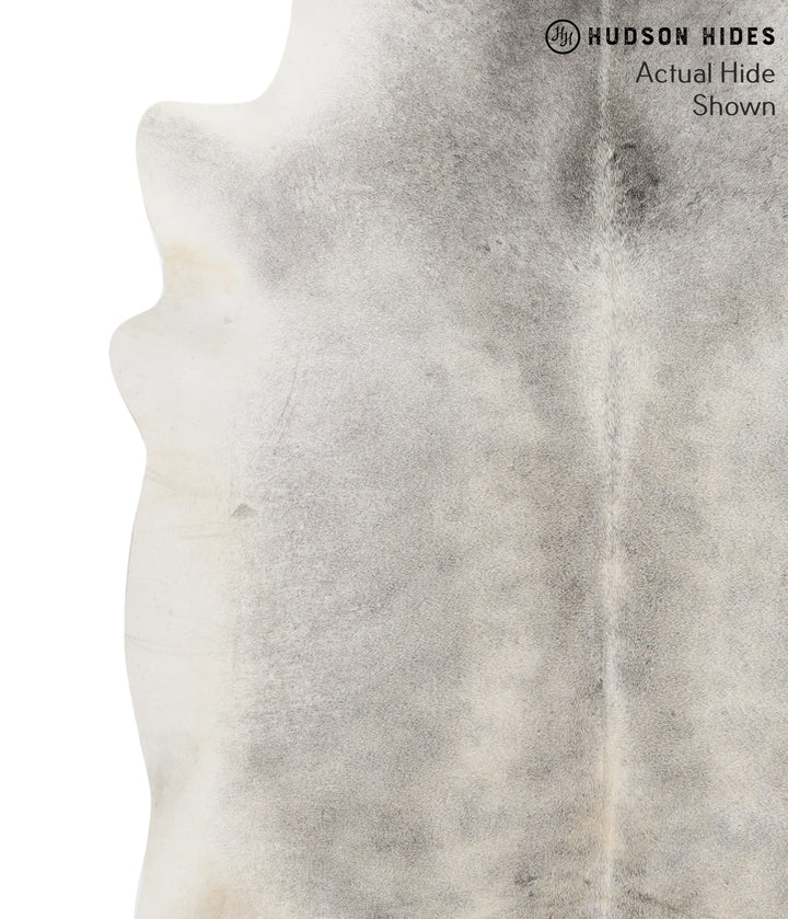 Medium Grey X-Large Brazilian Cowhide Rug 7'6"H x 6'0"W #70748 by Hudson Hides