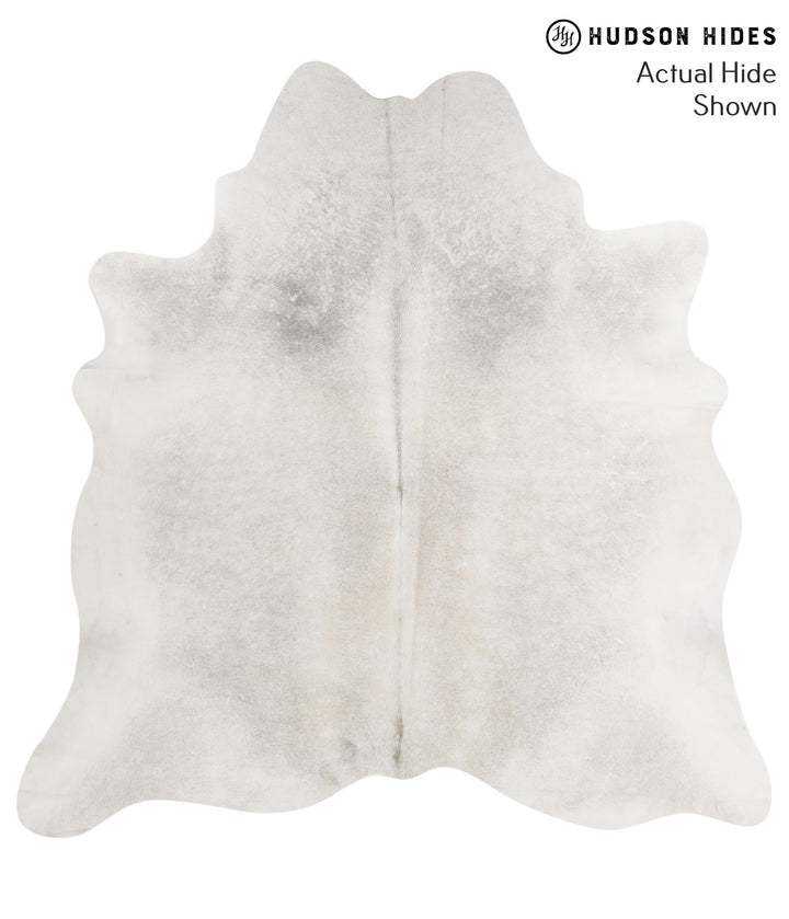 Medium Grey XX-Large Brazilian Cowhide Rug 7'6"H x 7'3"W #70782 by Hudson Hides