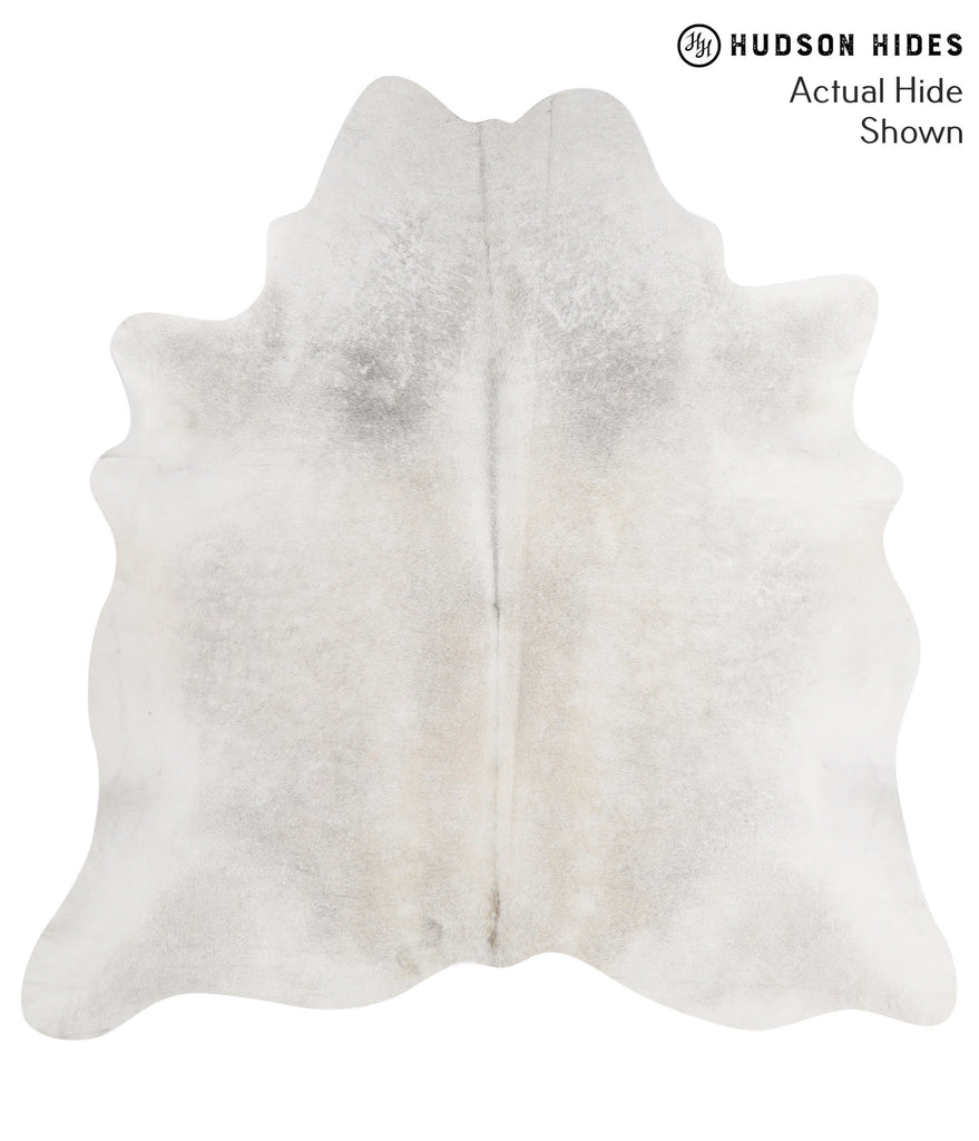 Medium Grey XX-Large Brazilian Cowhide Rug 7'6"H x 7'3"W #70782 by Hudson Hides