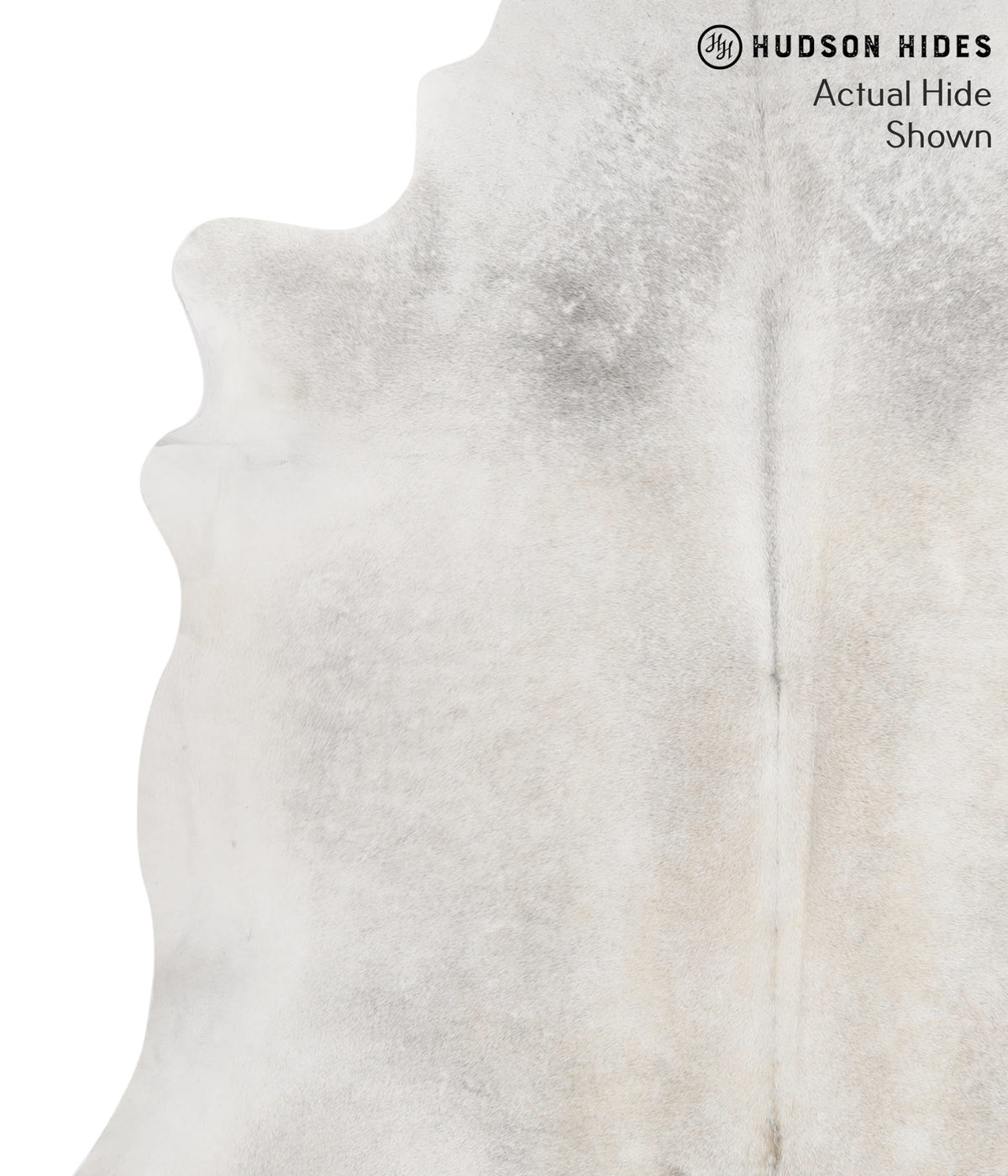 Medium Grey XX-Large Brazilian Cowhide Rug 7'6"H x 7'3"W #70782 by Hudson Hides