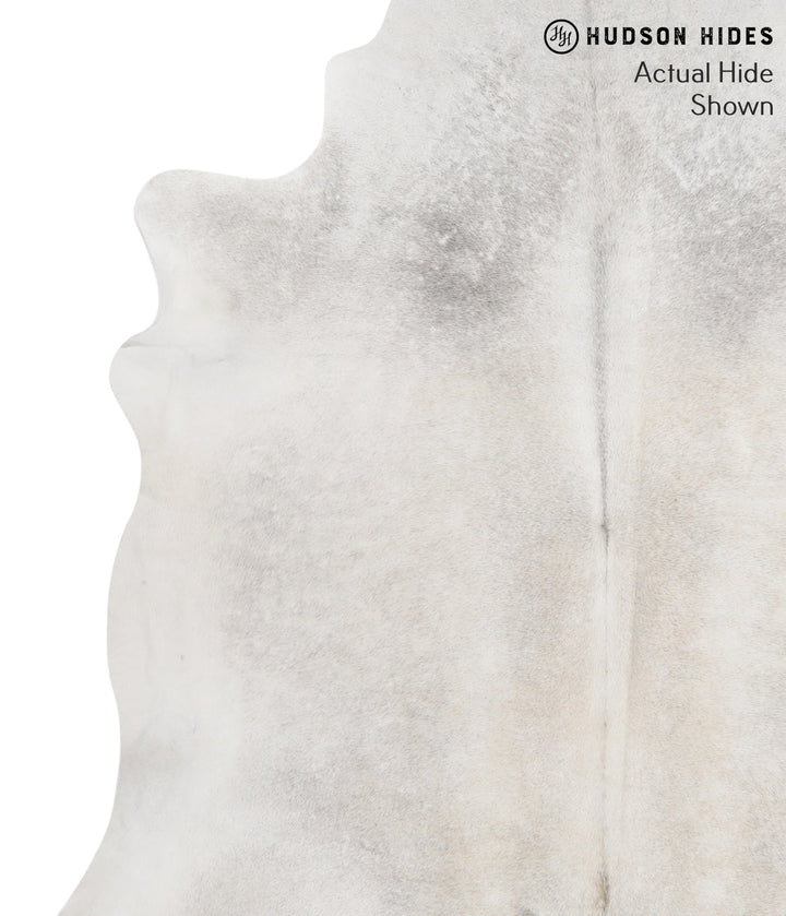 Medium Grey XX-Large Brazilian Cowhide Rug 7'6"H x 7'3"W #70782 by Hudson Hides