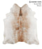 Grey with Beige X-Large Brazilian Cowhide Rug 6'9