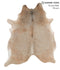 Grey with Beige X-Large Brazilian Cowhide Rug 7'8