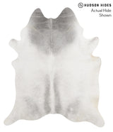 Medium Grey XX-Large Brazilian Cowhide Rug 8'0"H x 6'9"W #70894 by Hudson Hides