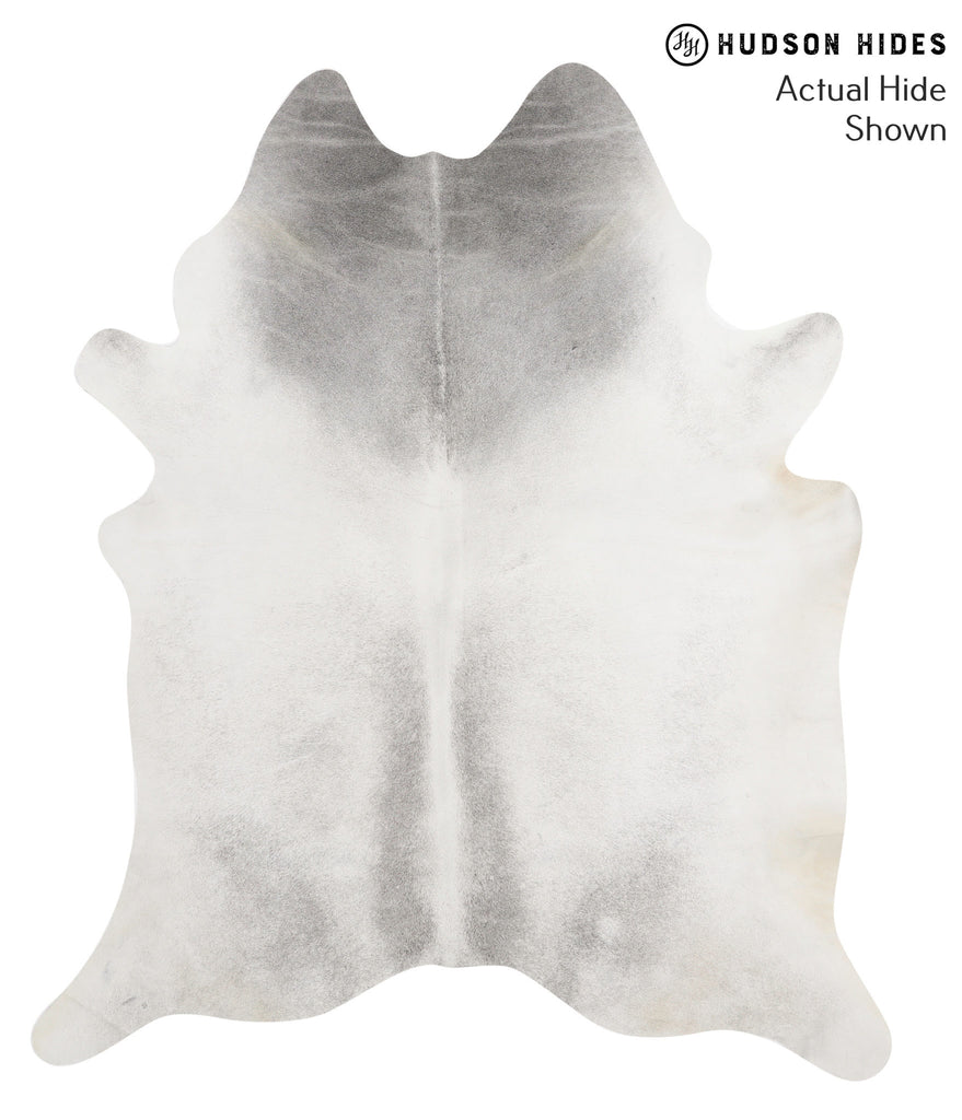 Medium Grey XX-Large Brazilian Cowhide Rug 8'0"H x 6'9"W #70894 by Hudson Hides