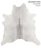 Medium Grey XX-Large Brazilian Cowhide Rug 7'11