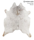 Salt and Pepper Brown X-Large Brazilian Cowhide Rug 7'2"H x 5'10"W #70962 by Hudson Hides