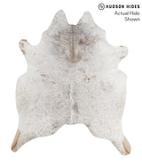 Salt and Pepper Brown X-Large Brazilian Cowhide Rug 7'2"H x 5'10"W #70962 by Hudson Hides