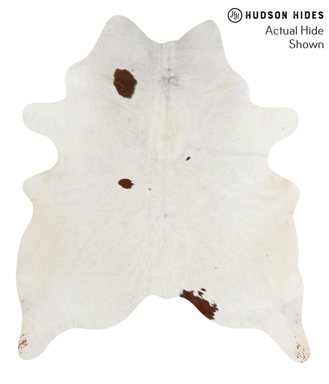 Brown and White Regular X-Large Brazilian Cowhide Rug 7'5"H x 6'4"W #7