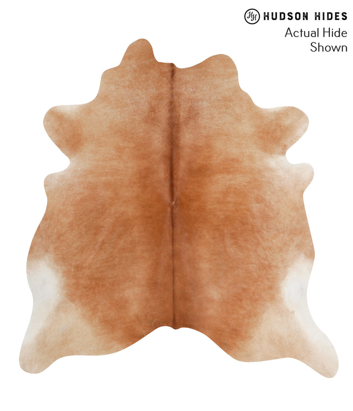 Solid Brown X-Large Brazilian Cowhide Rug 6'11"H x 6'6"W #71342 by Hudson Hides