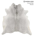 Medium Grey X-Large Brazilian Cowhide Rug 7'1"H x 6'7"W #71641 by Hudson Hides