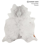Salt and Pepper Black X-Large Brazilian Cowhide Rug 6'11"H x 6'2"W #71685 by Hudson Hides