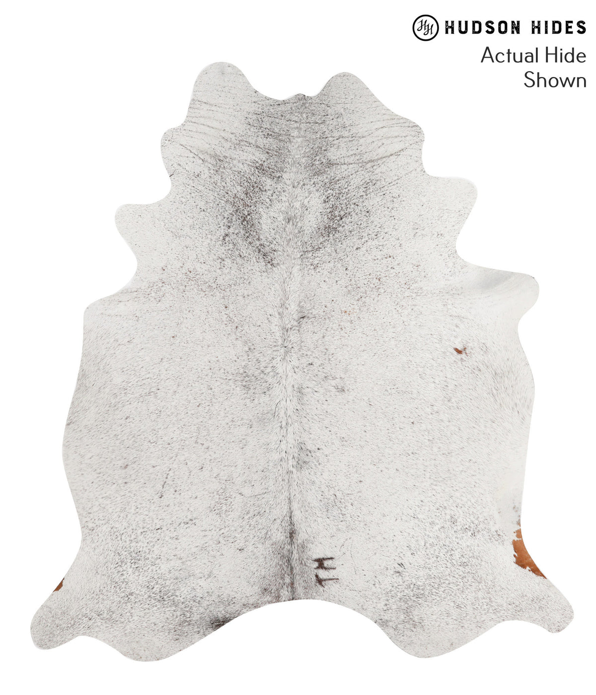 Salt and Pepper Black Cowhide Rug #71685