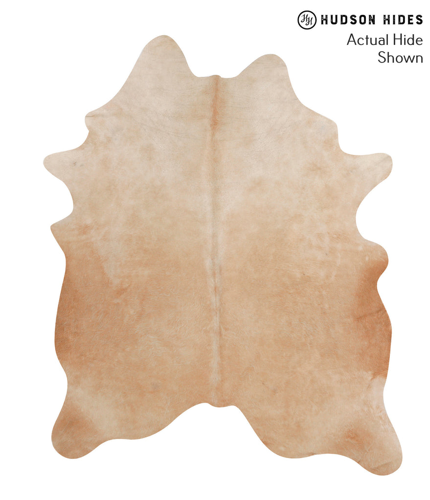 Solid Brown X-Large Brazilian Cowhide Rug 7'2"H x 5'8"W #71707 by Hudson Hides