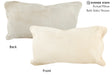 Champagne 12"x22" Brazilian Cowhide Pillow #72053 by Hudson Hides