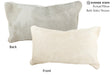 Grey 12"x22" Brazilian Cowhide Pillow #72069 by Hudson Hides