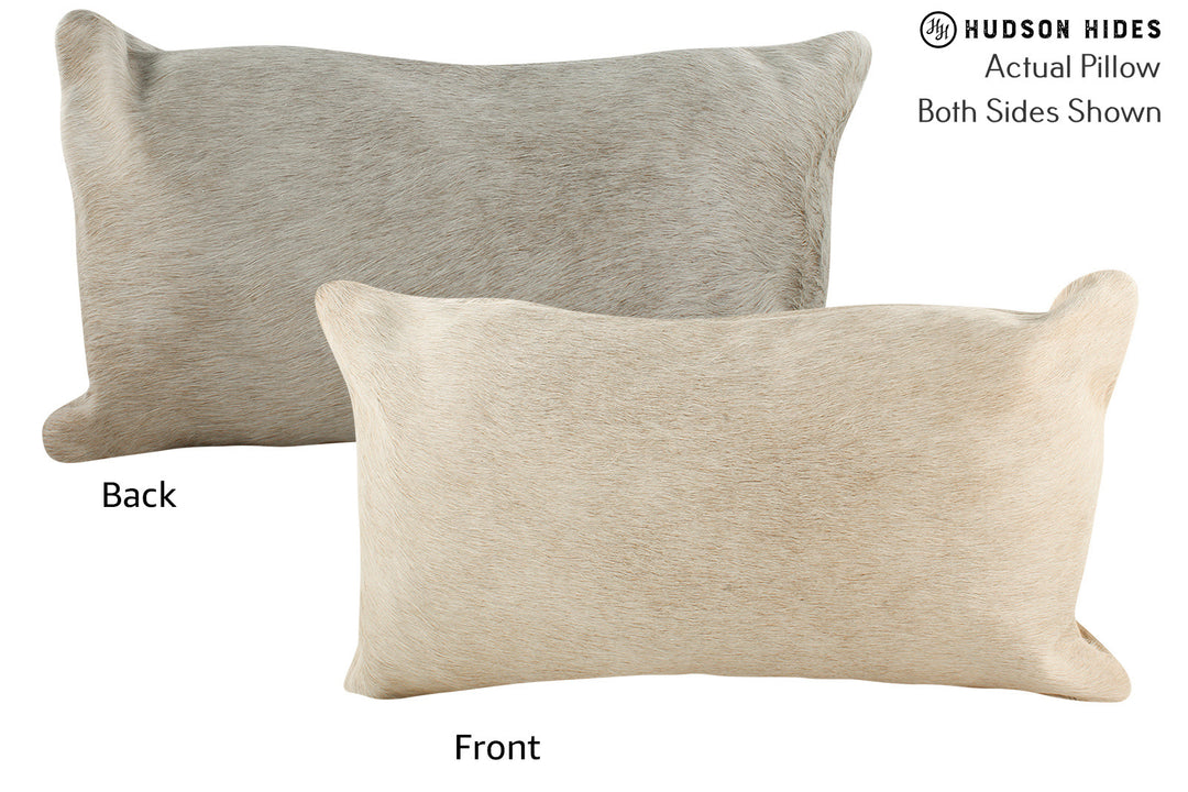 Grey Pillow 12"x22"#72076 by Hudson Hides