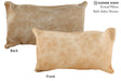 Beige 12"x22" Brazilian Cowhide Pillow #72077 by Hudson Hides