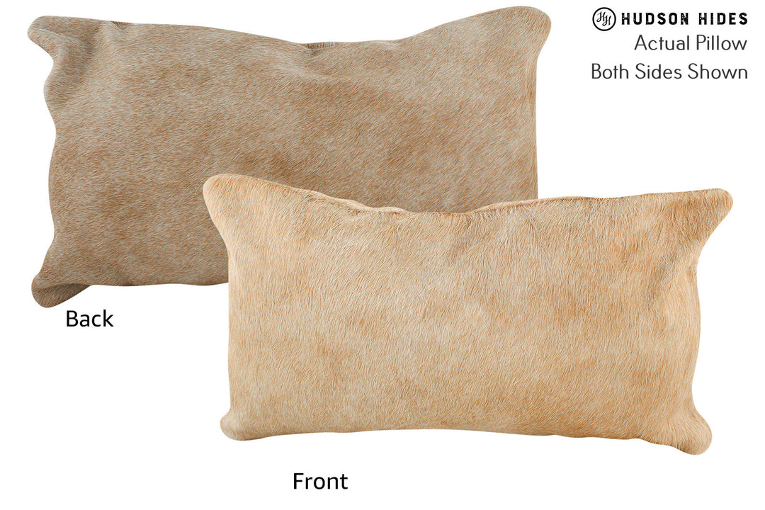Beige Pillow 12"x22"#72130 by Hudson Hides